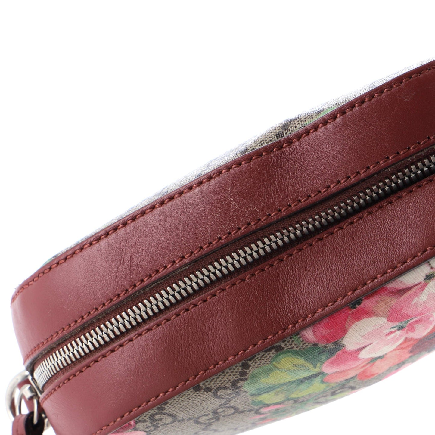 Chain Crossbody Bag Blooms Print GG Coated Canvas Mini