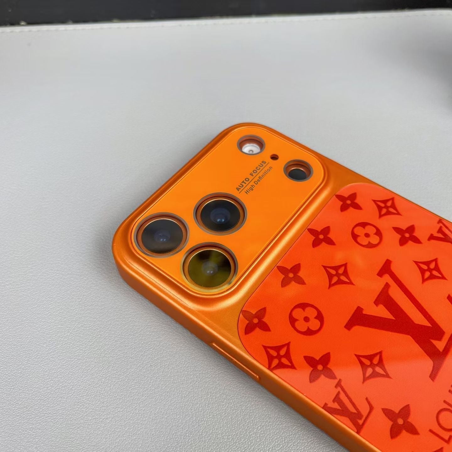 Gloss Monogram iPhone Case for 14-17/Pro/Pro Max