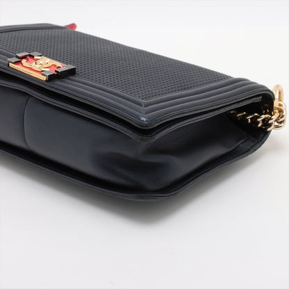 Chanel Boy Leather Chain Shoulder Bag Style