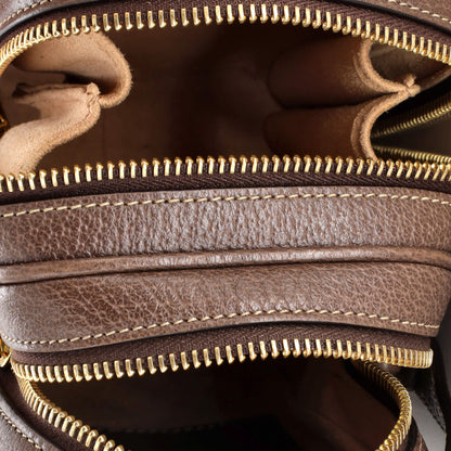 Ophidia Double Zip Crossbody Bag GG Coated Canvas Mini