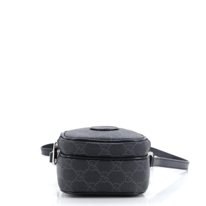 Interlocking G Patch Top Handle Crossbody Bag GG Coated Canvas Mini