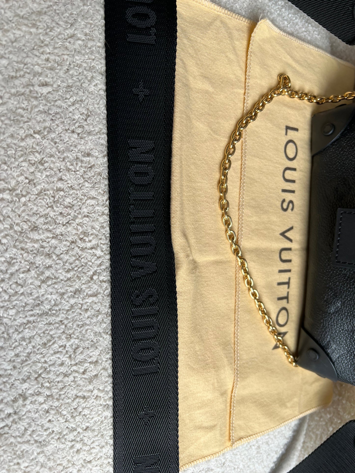 Louis Vuitton Black Empreinte Petite Malle Souple Bag (RRP £2420)