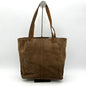 Chanel Brown Suede CC Logo Shopper Tote Bag ch8865bg