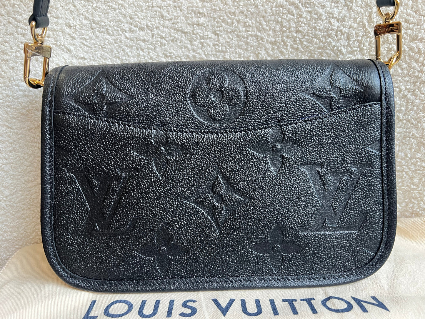 Louis Vuitton Diane Satchel Black Empreinte (RRP £2,120)