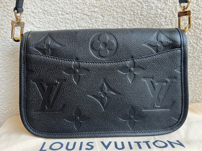 Louis Vuitton Diane Satchel Black Empreinte (RRP £2,120)