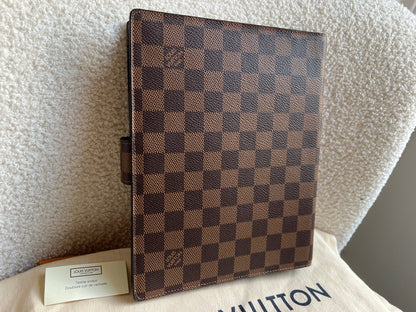 Louis Vuitton Damier Ebene Large Ring Agenda Cover (RRP £595)