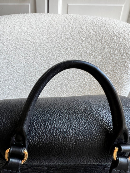 Louis Vuitton Montsouris Backpack Black Empreinte