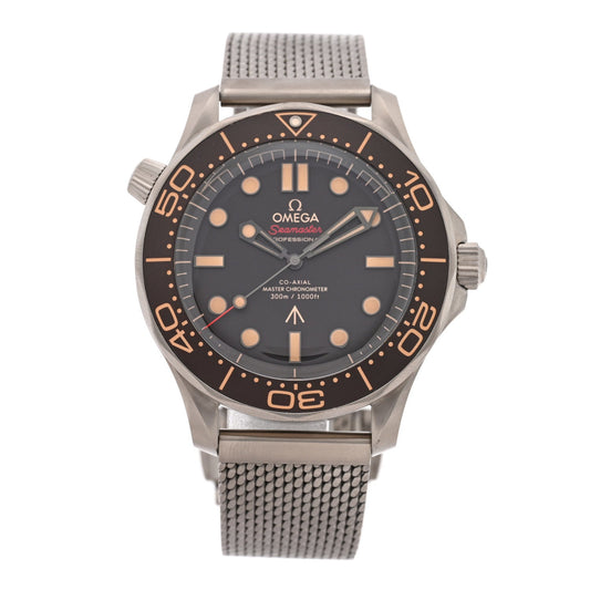 Titanium 42mm Seamaster Diver 300M 007 Automatic Watch Black 210.90.42.20.01.001