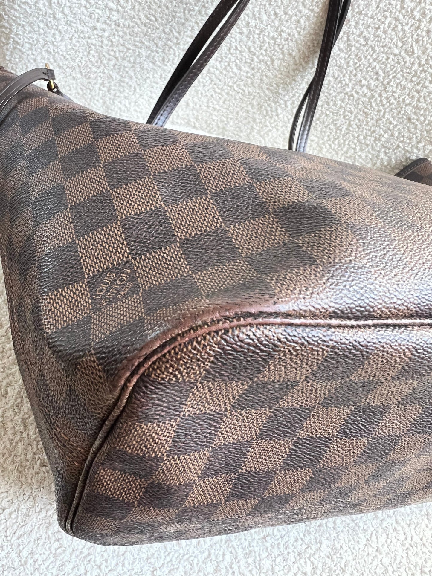 Louis Vuitton Neverfull MM Damier Ebene Cherry Interior (RRP £1,430)