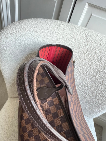 Louis Vuitton Neverfull GM Damier Ebene Cherry Interior (RRP £1,500)