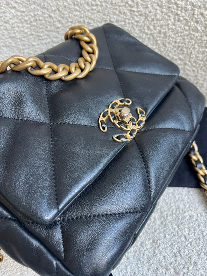 Chanel Small 19 in Black Lambskin (RRP £5,590)