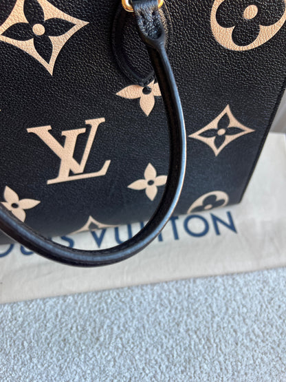 Louis Vuitton On the Go MM Bicolour Empreinte (RRP £2,660)