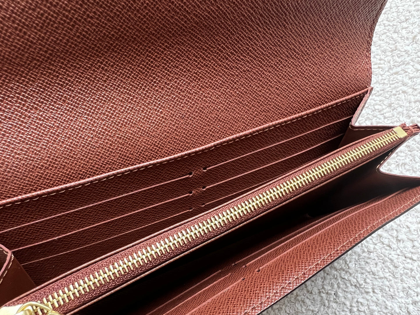 Louis Vuitton Sarah Wallet in Monogram and Brown  (RRP £505)