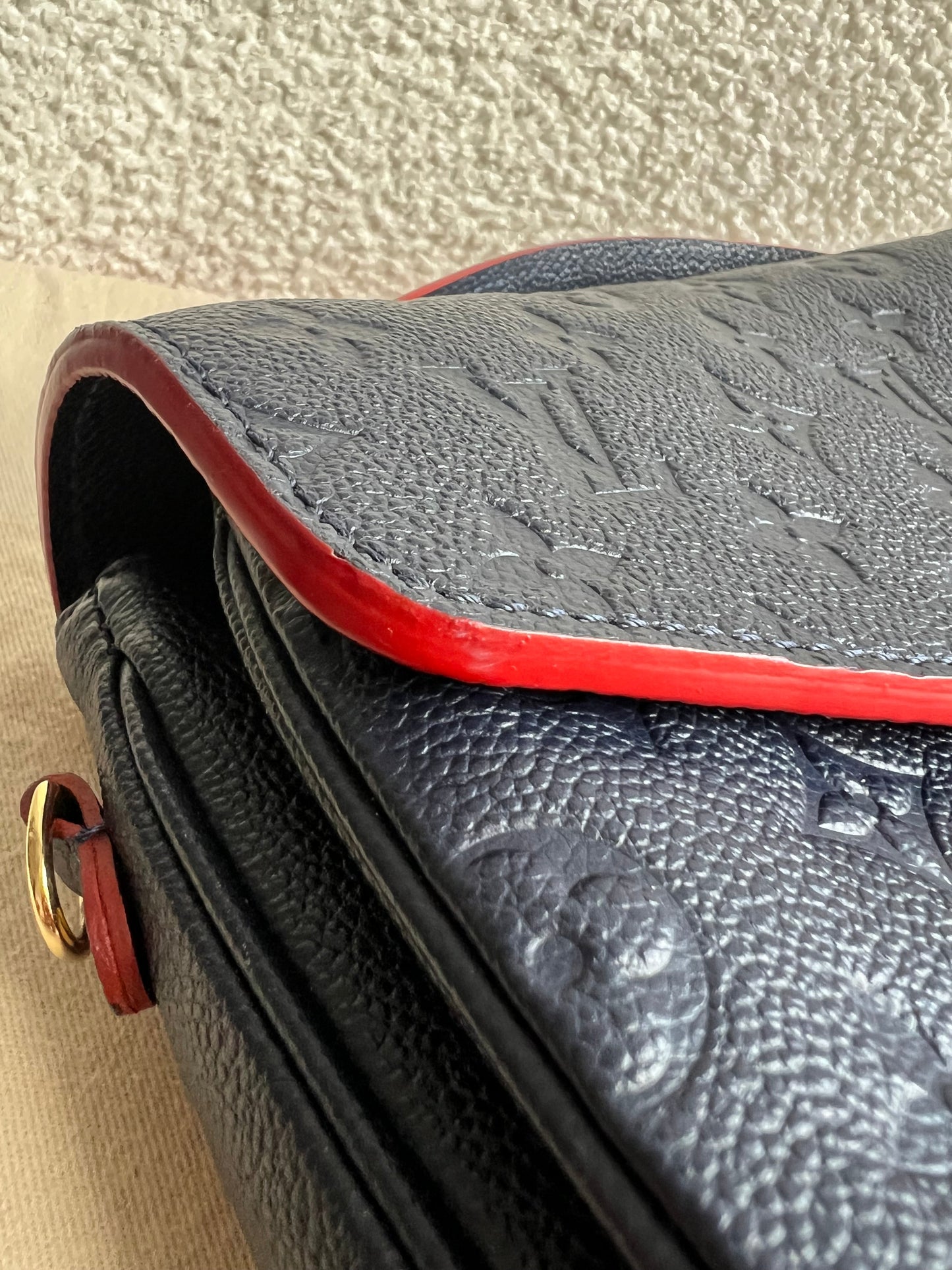 Louis Vuitton Pochette Metis Marine Rouge Empreinte (RRP £2,200)