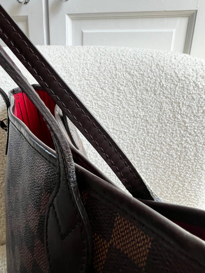 Louis Vuitton Neverfull MM Damier Ebene Cherry Interior (RRP £1,430)