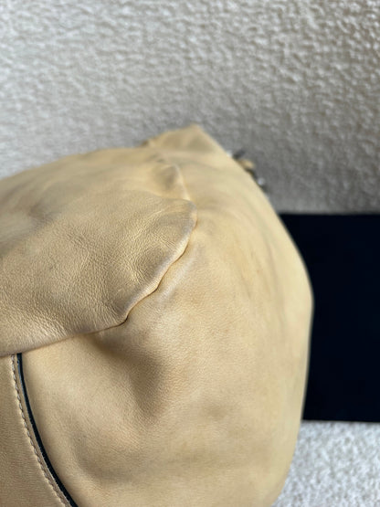 Chanel Beige Edgy Lambskin Large Hobo