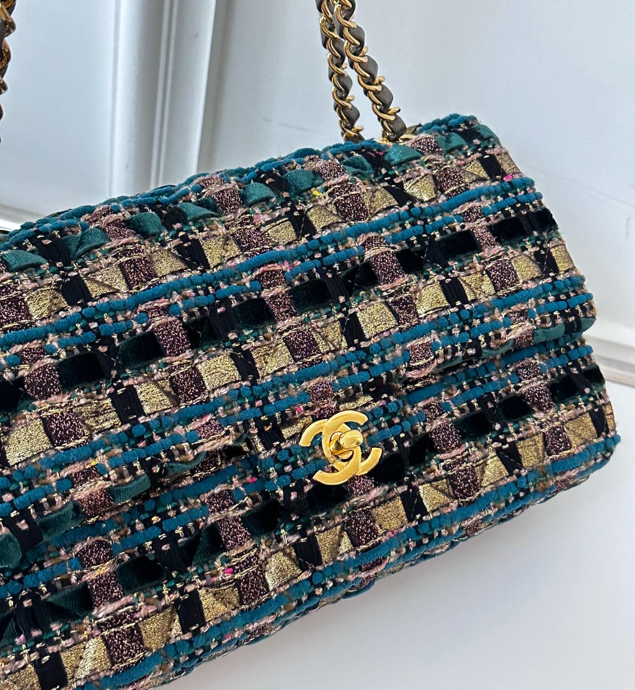 Chanel Timeless Tweed Shoulder Bag