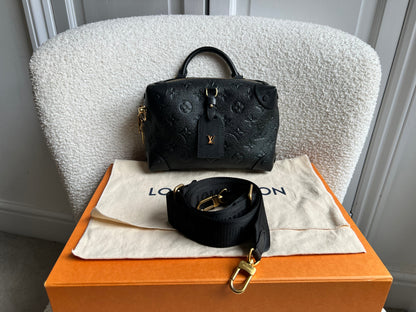 Louis Vuitton Black Empreinte Petite Malle Souple Bag (RRP £2420)