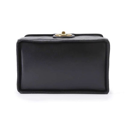 Chanel Bicolore 2way vanity bag Black Lambskin