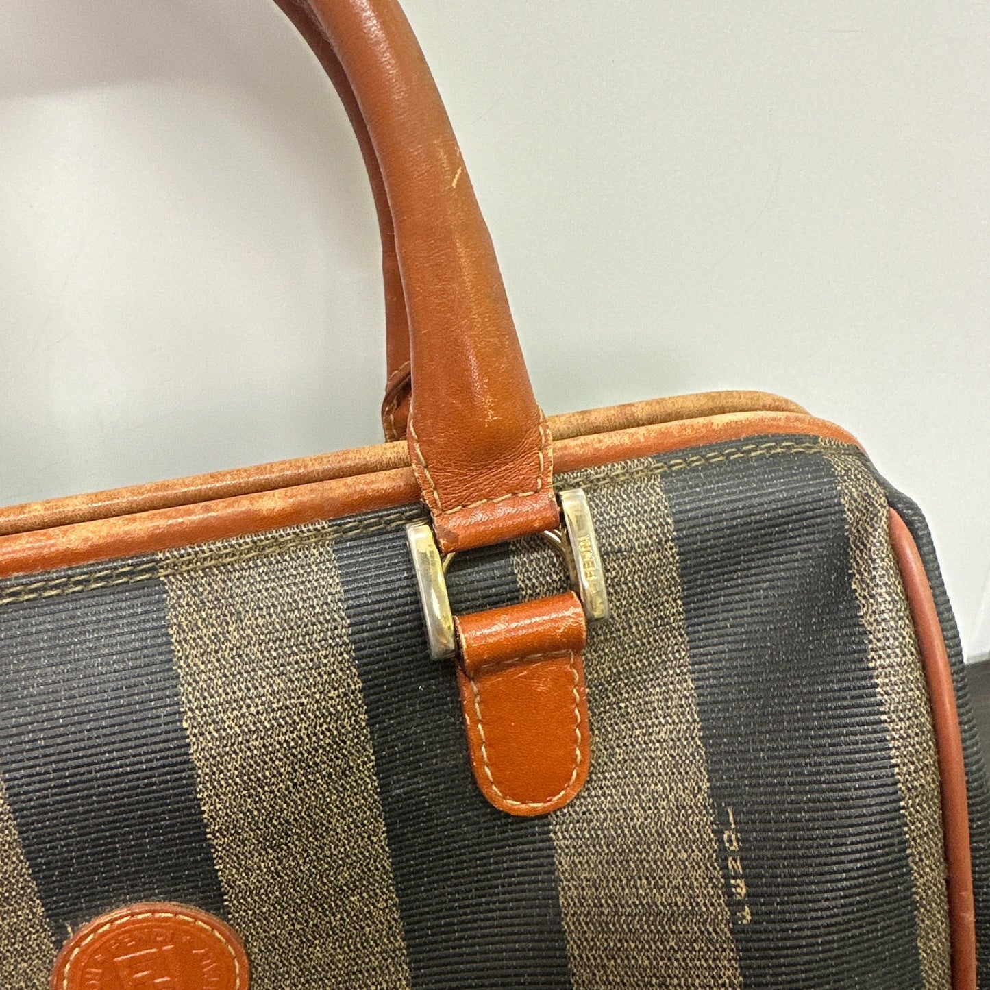 Fendi | Bags | Fendi Pequin Boston Bag Coated Canvas Medium LB118111