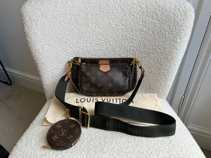 Louis Vuitton Multi Pochette Accessoires Khaki (RRP £2070)