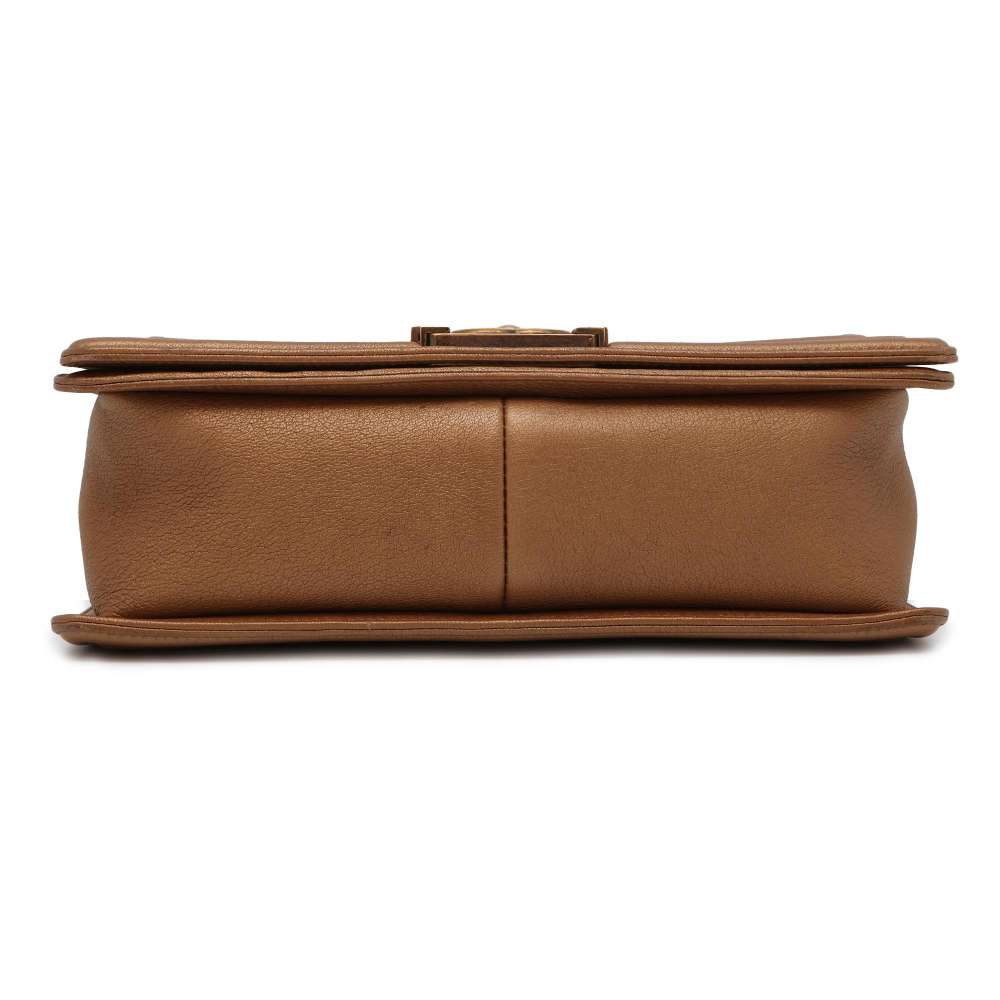 Chanel Boy Chanel ChainShoulder Dubai Exclusive MetalicGold A67086 Leather