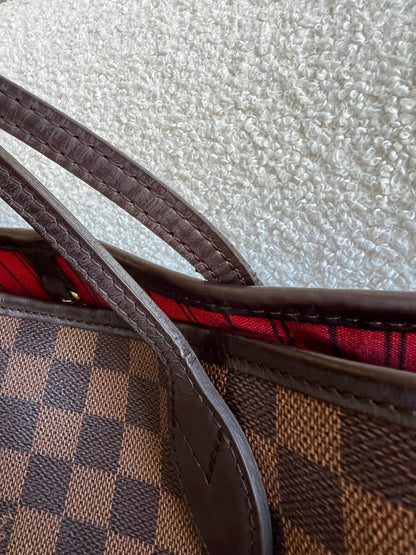 Louis Vuitton Neverfull MM Damier Ebene Cherry Interior (RRP £1,430)