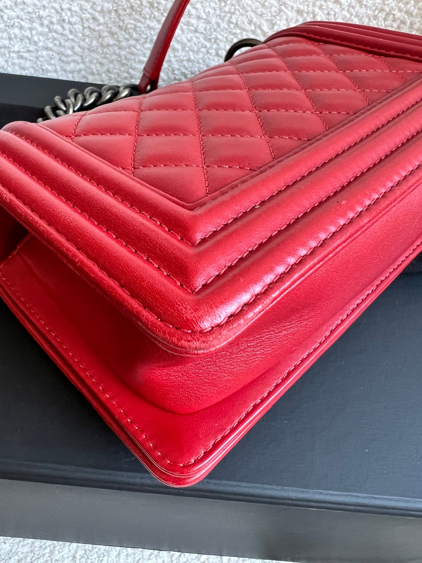 Chanel Small Red Boy Bag (RRP £5,390)