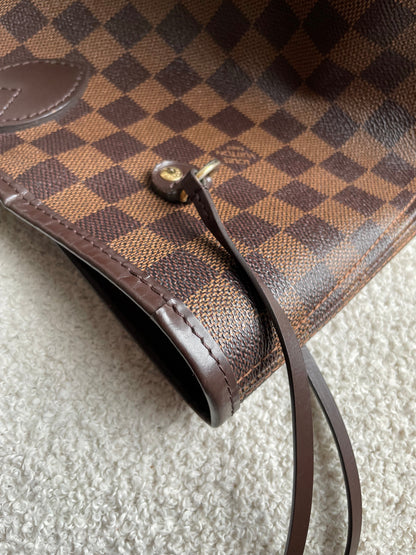 Louis Vuitton Neverfull MM Damier Ebene Cherry Interior (RRP £1,430)