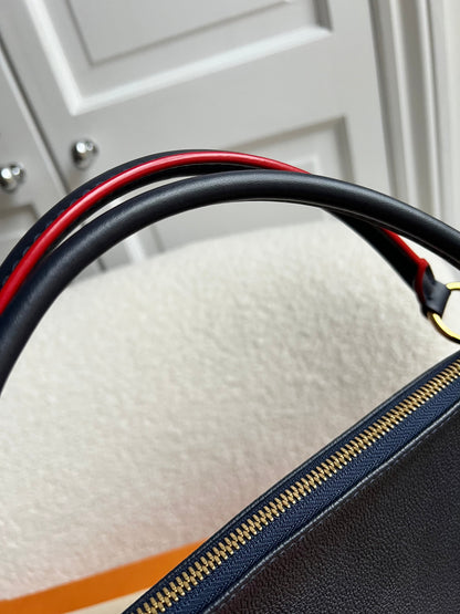 Louis Vuitton V Tote MM Navy Empreinte (RRP £2,390)
