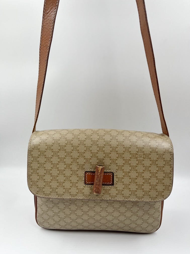 Vintage Celine Triomphe Crossbody Bag