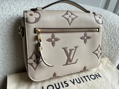 Louis Vuitton Pochette Metis Bicolour Empreinte (RRP £2,230)