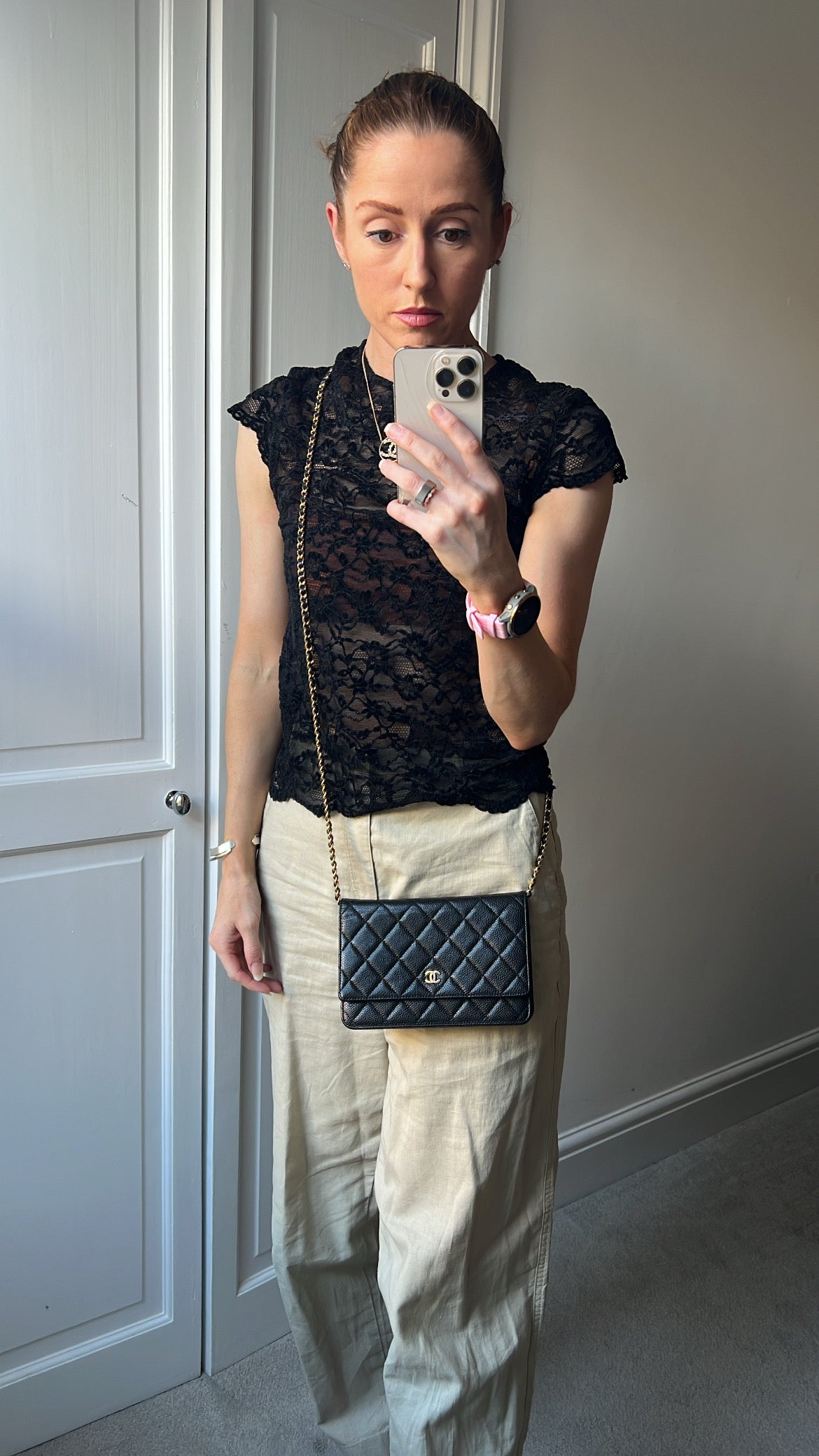 Chanel Black Caviar Wallet on Chain (RRP £2,930)