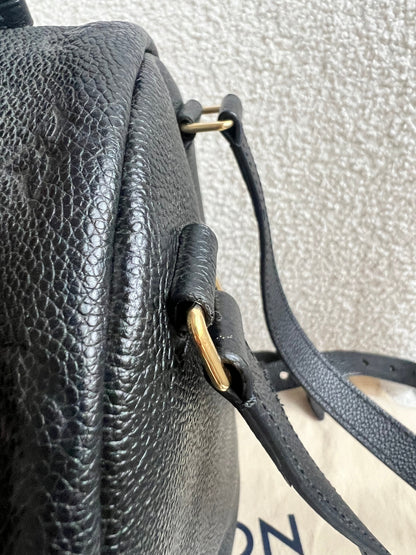 Louis Vuitton Sarbonne Backpack Black Empreinte