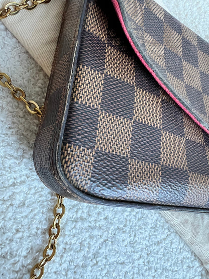 Louis Vuitton Felicie Pochette Damier Ebene (RRP £1090)