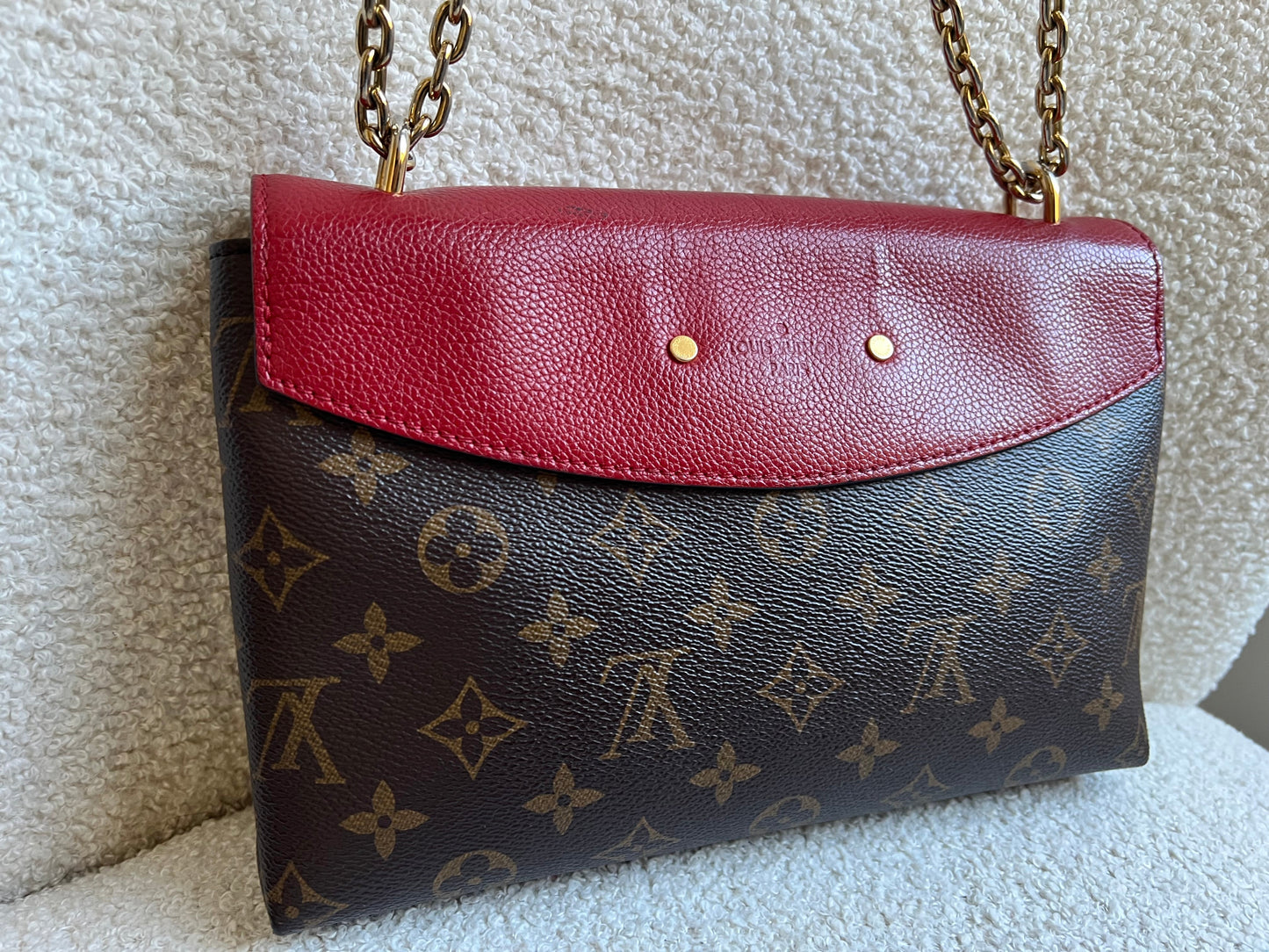 Louis Vuitton Saint Placide Monogram Red