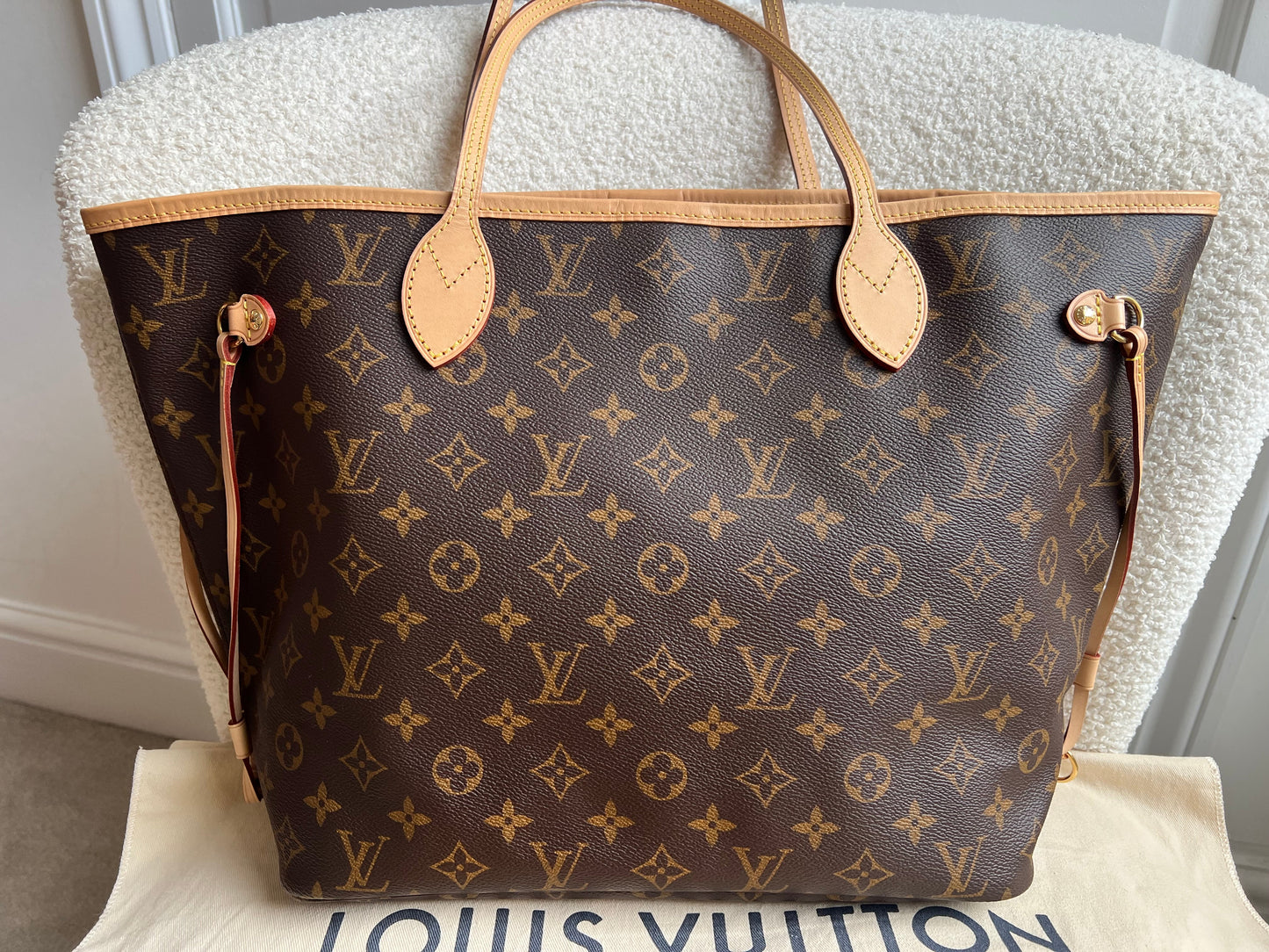 Louis Vuitton Neverfull MM Monogram Pivoine (RRP £1,430)