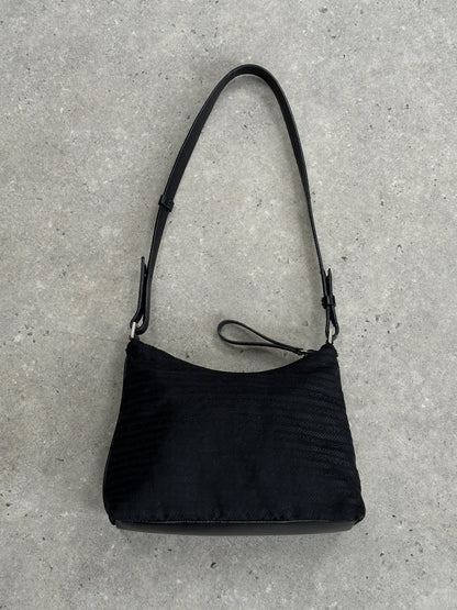 Prada Nylon Tessuto Monogram Crossbody Bag