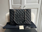 Chanel Black Caviar Grand Shopper Tote (GST) Silver Hardware