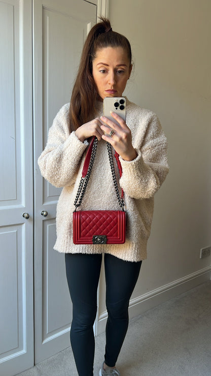 Chanel Small Red Boy Bag (RRP £5,390)