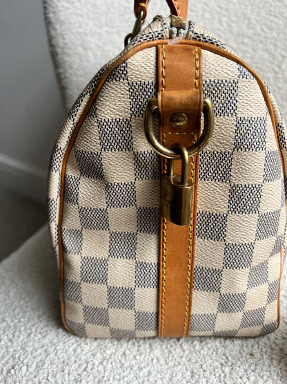 Louis Vuitton Speedy 25 Bandouliere Damier Azur (RRP £1,440)