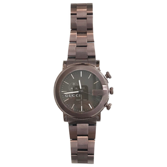 Gucci g-chrono  steel watch