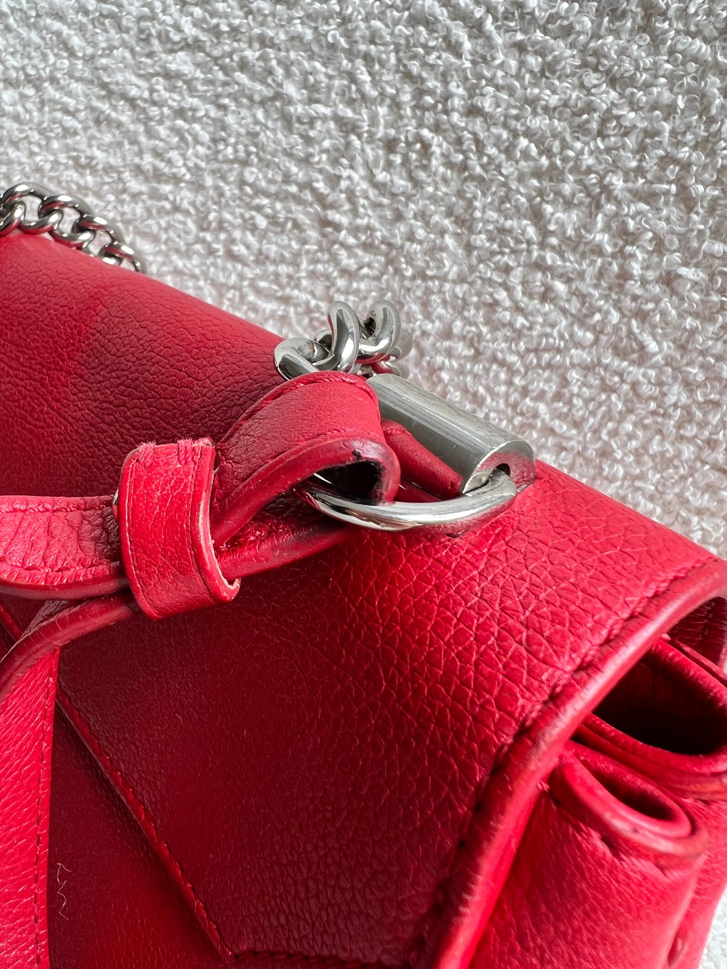 Louis Vuitton Red Mylockme II BB Bag