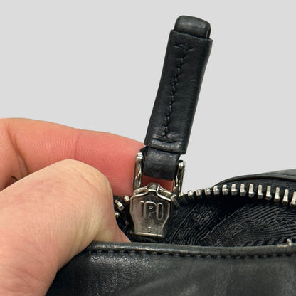 Prada Milano 00’s Nylon & Leather Crossbody Bag