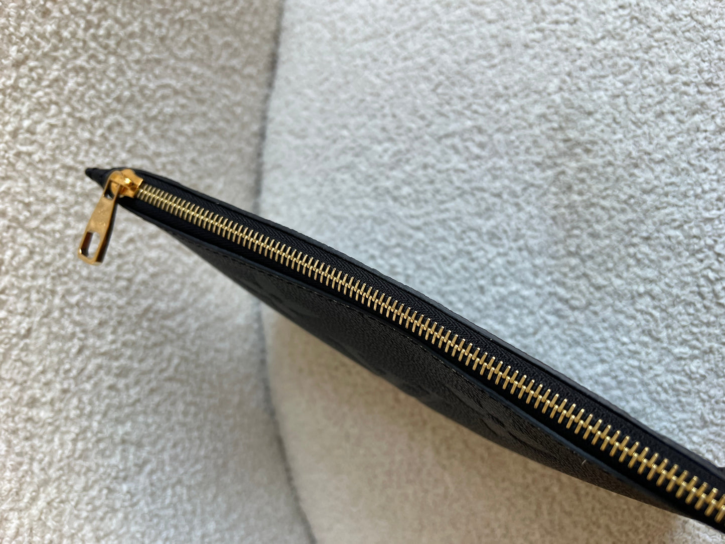 Louis Vuitton Pouch (from Neverfull) Black Empreinte