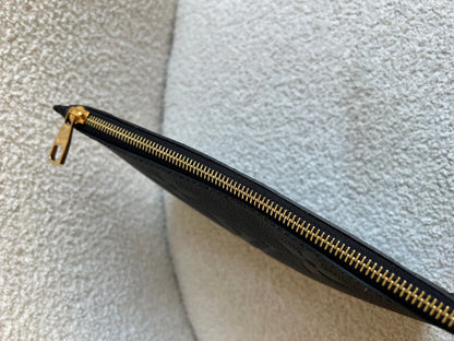 Louis Vuitton Pouch (from Neverfull) Black Empreinte