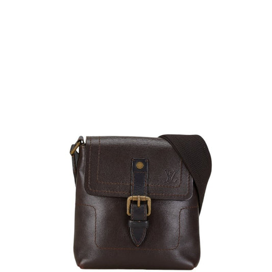 Louis Vuitton  Coffee Leather Shoulder Bag
