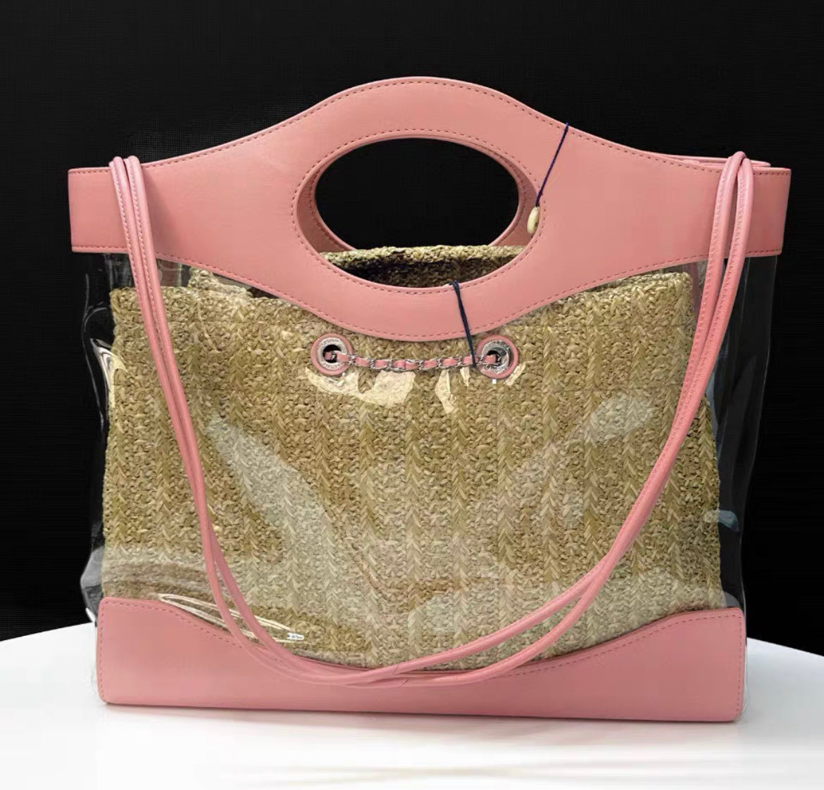 Chanel Chanel 19 Calfskin Pink Shoulder Bag