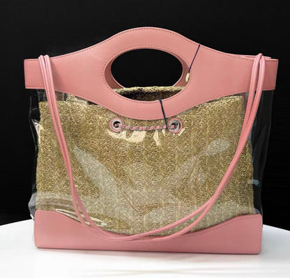 Chanel Chanel 19 Calfskin Pink Shoulder Bag