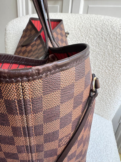Louis Vuitton Neverfull GM Damier Ebene Cherry Interior (RRP £1,500)